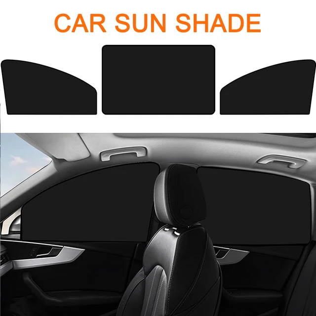 Pare-soleil magnétique pour voiture, protection UV, rideau de voiture,  fenêtre latérale, maille, pare-soleil, film de fenêtre de protection d'été  - AliExpress