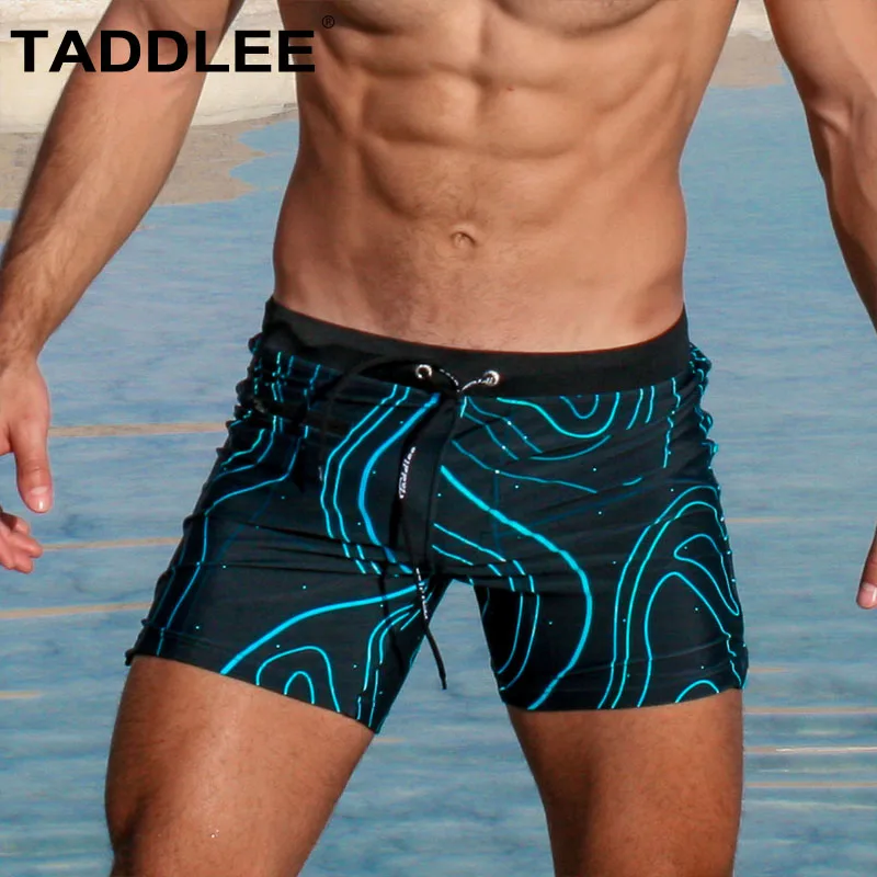 

Taddlee Brand Men's Swimwear Swim Brief Boxer Swimsuits Men Short Swim Shorts Trunks Bikini Bathing Suits Square Cut Sexy Gay