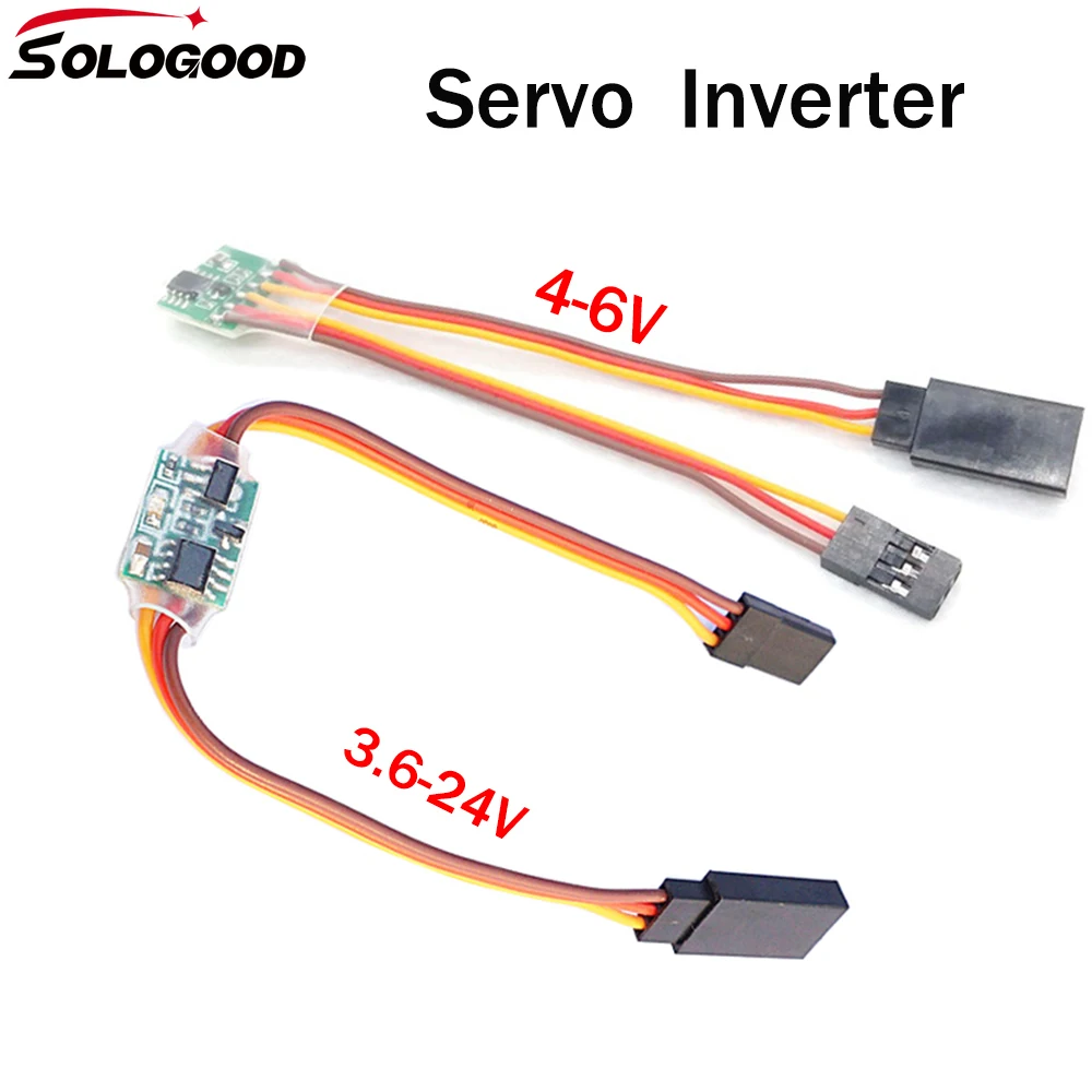 

SoloGood 5 шт. Универсальный 4 ~ 6 В/3,6 В ~ 24 В сервоинвертор сигнала для Rc сервопривода для JR Futaba Plane V-tail