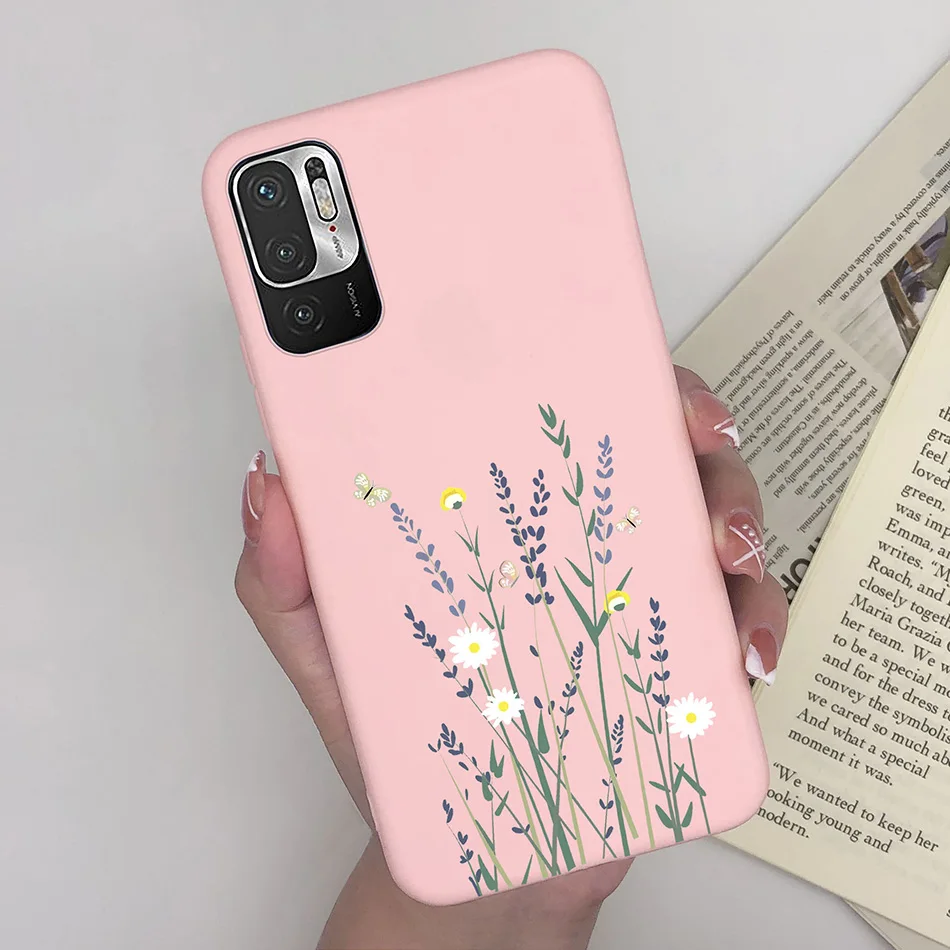 Charming Heart Soft Silicone Phone Case for Girls - Compatible with Xiaomi Redmi Note 10/10T 5G