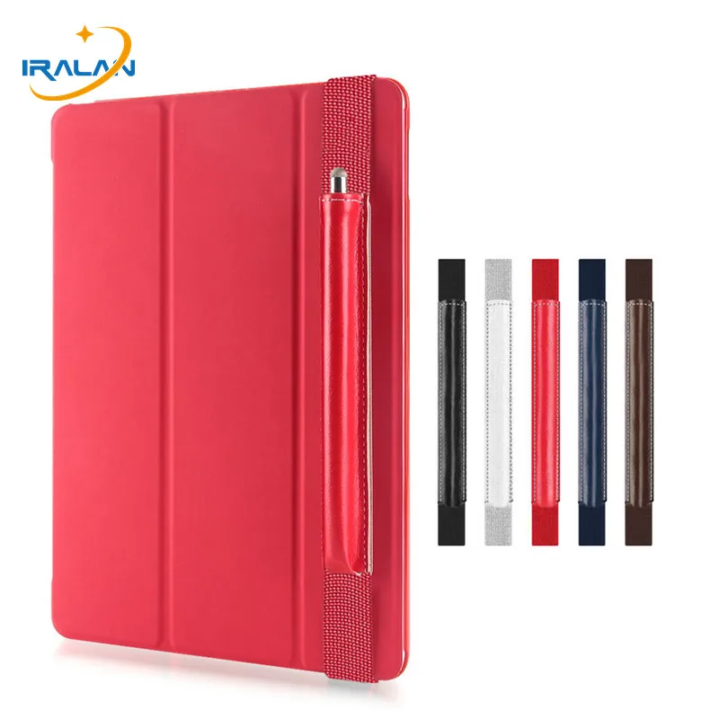 Per Apple Ipad Pro Astuccio Portamatite Custodia In Pelle Per Ipad 10.2 9 ° 8 ° 7 ° 9.7 12.9 Pollici Touch Pen Pen Holder Pocket
