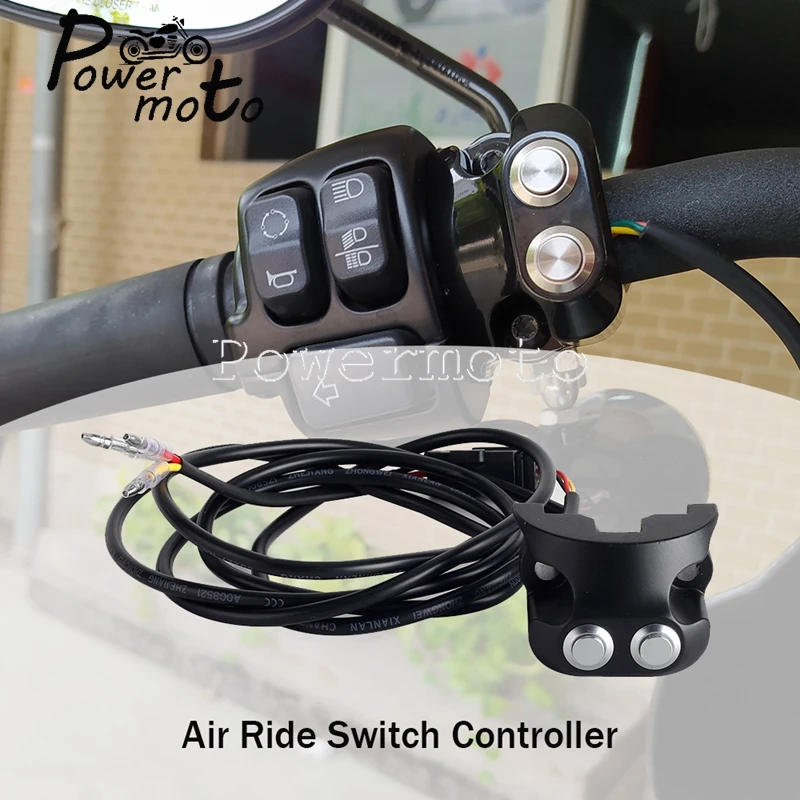 

Алюминиевый мотоциклетный выключатель с 2 кнопками и 3 Проводами, выключатель на руль для Harley Street Fat Bob FXD