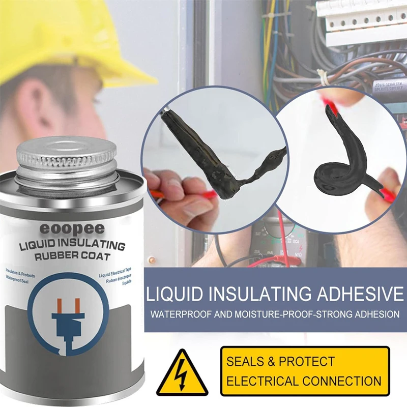 Electrical Tape 260ML Liquid Insulating Rubber Repair Cable Paste Coat Waterproof Glue
