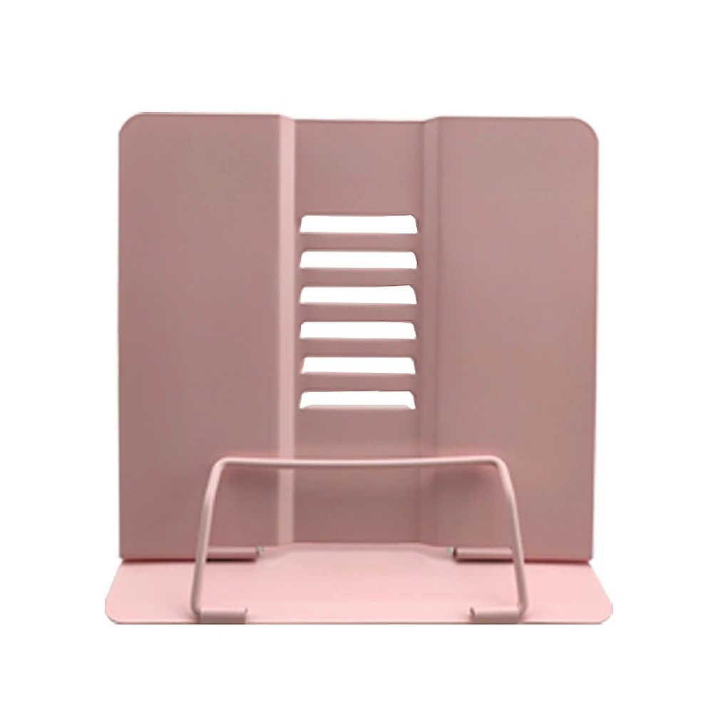 Book Stand Portable Book Stopper Reading Stand Metal Adjustable Student Foldable Children Writing Bracket Office Use