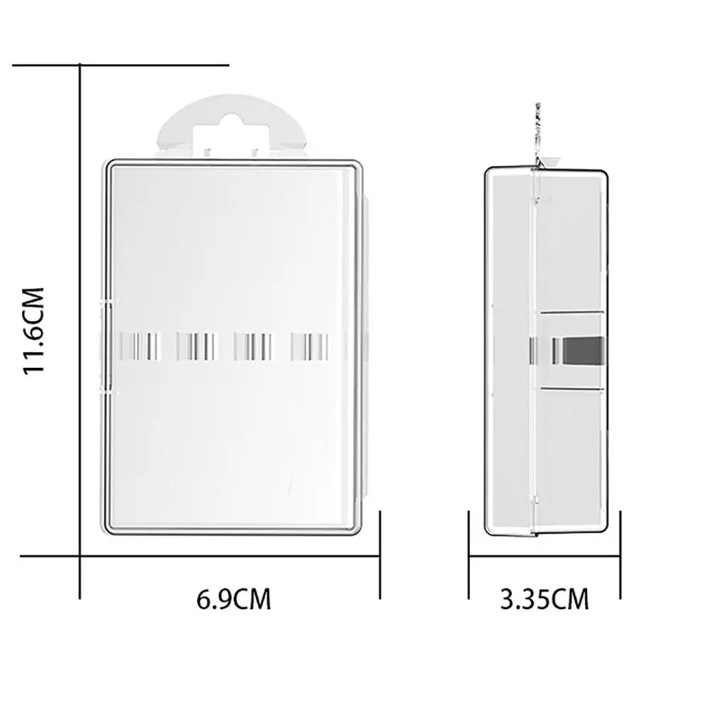 Waterproof Toothbrush Head Case Dustproof Transparent Electric Toothbrush Head Holder for Philip HX6014/HX6064/SB17/SB20