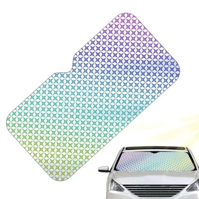 

Car Window Shades Foldable Automotive Front Window Sunshade Protector Automotive Sun Protection Shield Sunshade With Suction Cup