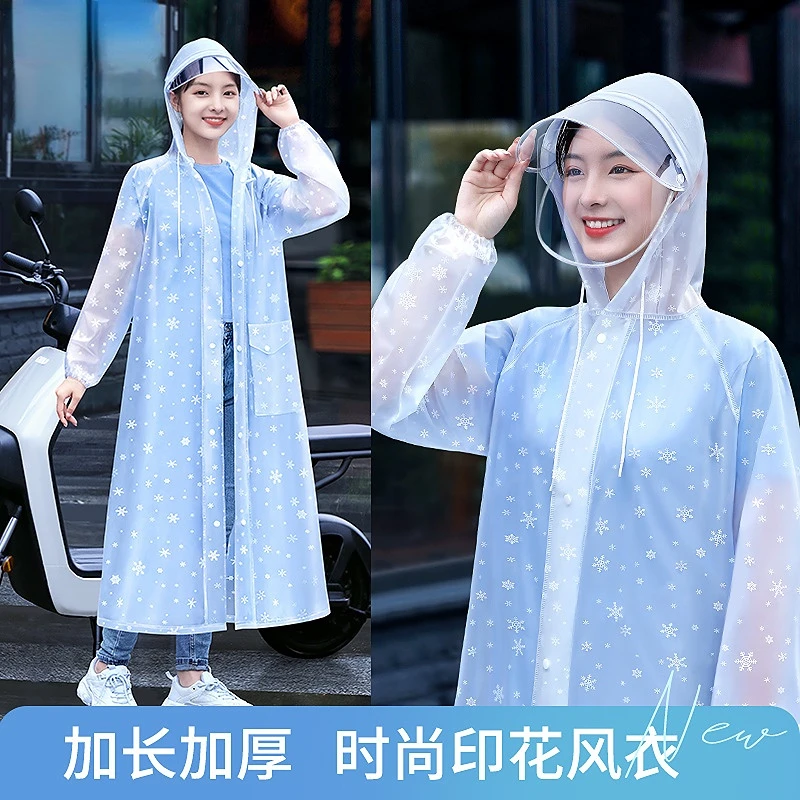 

Electric Battery Bicycle Raincoat Long Full-body Rainproof New Adult Single Men and Women's Raincoat