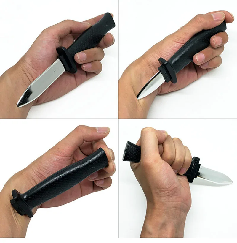 Trick Dagger Knife Retractable SLIDE IN Blade Fun Joke Prank Halloween Children Adults Prank Spoof False Knife Trick Props Prank Toys Joke Toys