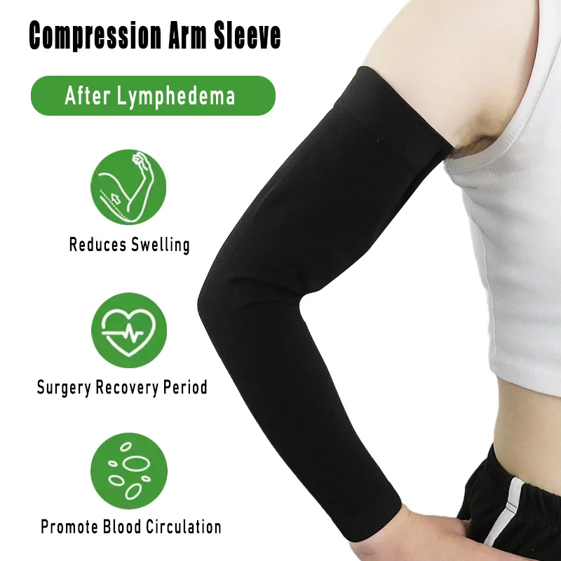 1Pack Medical Upper Limb Lymphedema Compression Sleeve for Men and Women  Elastic Arm Breathable Limb Pressure Sleeve Wrist Style - AliExpress