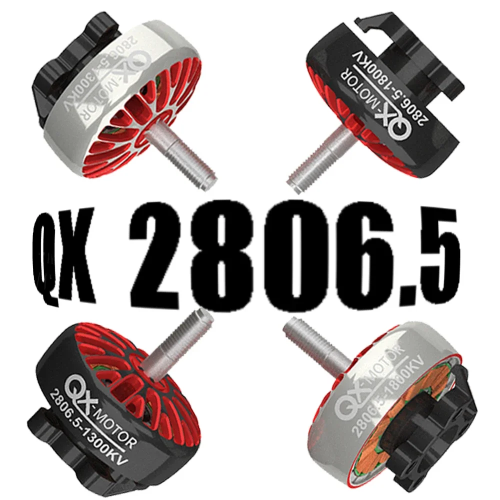 

Brushless Motor 1800kV 1300kV QX2806.5 Crossing Machine Motor for 6-7 inch FPV Racks XL6 XL7