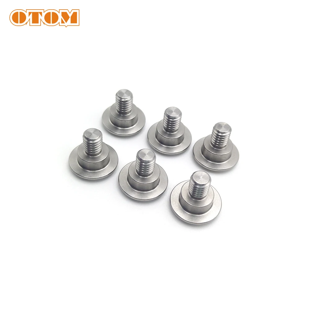 OTOM Fork Guard Bolts Stainless Steel Motorcycle Front Shield Bolt Screw Nut Cover For HONDA CRF CR125 CRF250RX CRF450X CRF450RX