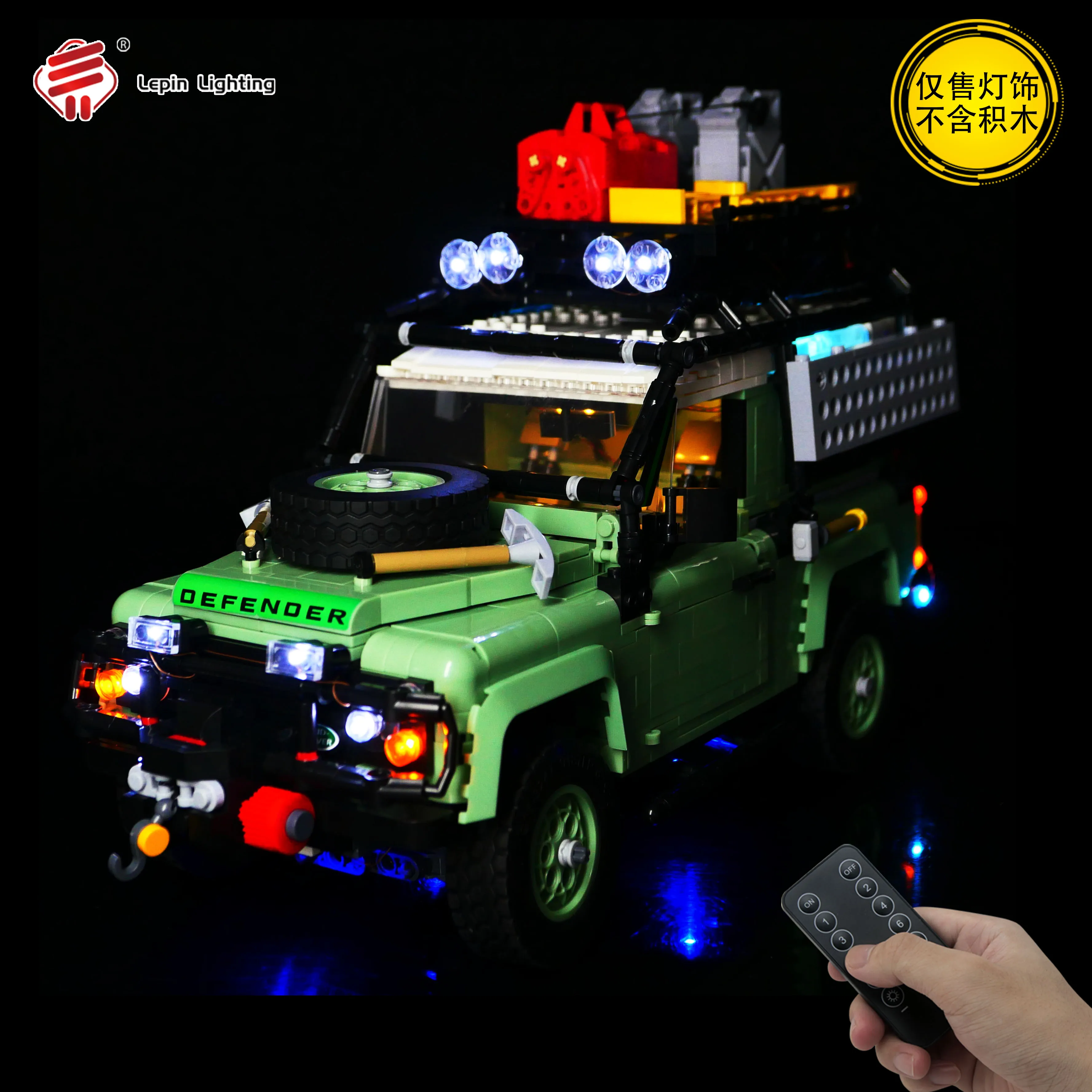 

Конструктор LP подходит для LEGO 10317 механический комплект Land Rover Defender Строительные блоки DIY с дистанционным управлением