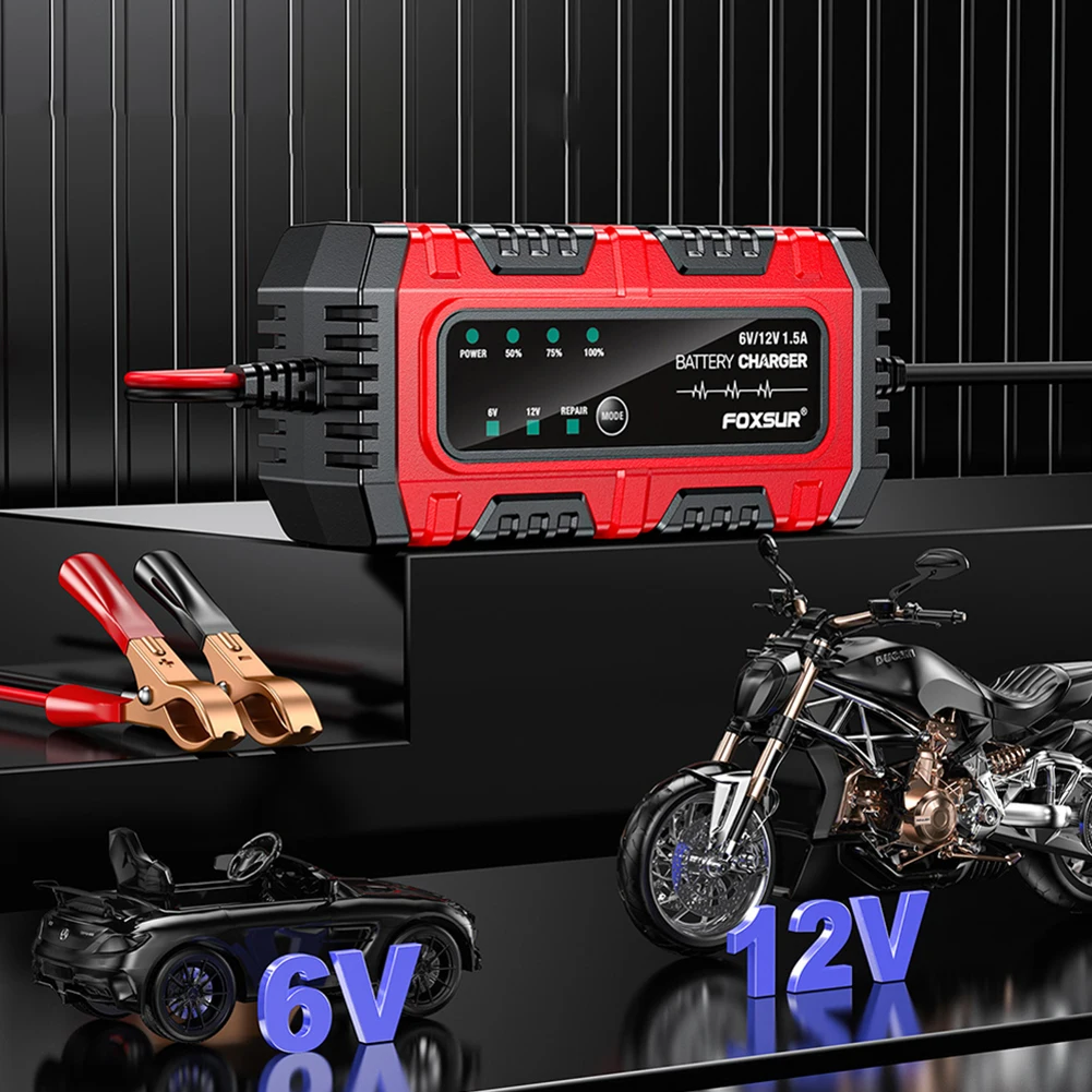 Universal Smart Charger for Lead-Acid, AGM, and GEL Batteries