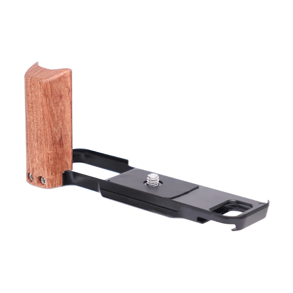 Handgriff aus Holz mit Schnellverschluss-Grundplatte aus Aluminiumlegierung für Fujifilm X-E5 spiegelloses Kameraständer-Stützzubehör – Detail 14