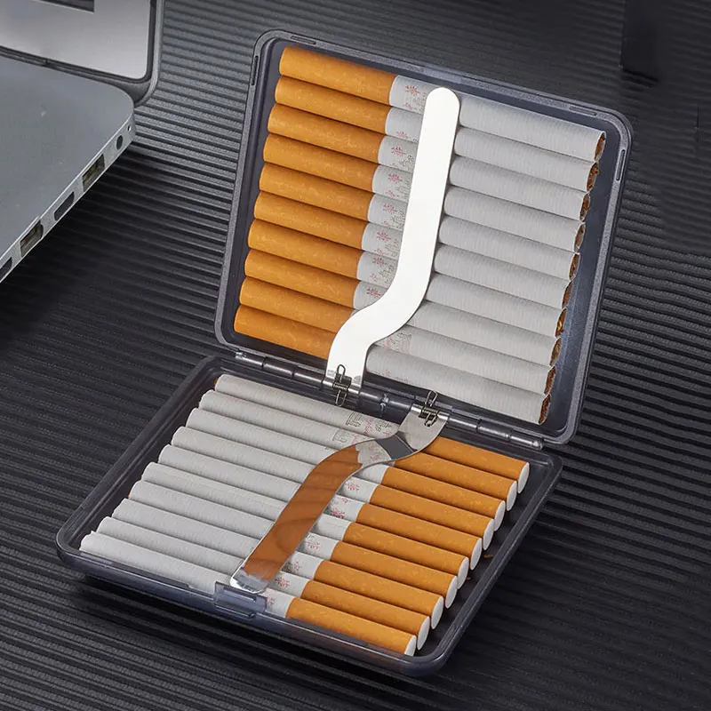 Waterproof Cigarette Case New ABS Compression, Wear, Moisture, and Sweat Proof Portable Double sided Flip Cover Cigarette Case