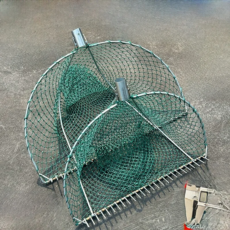 Durable Traditional Fiing Net Basket for Collecting Snails Mussels Sea Exploration Profional Fi ching Net ket