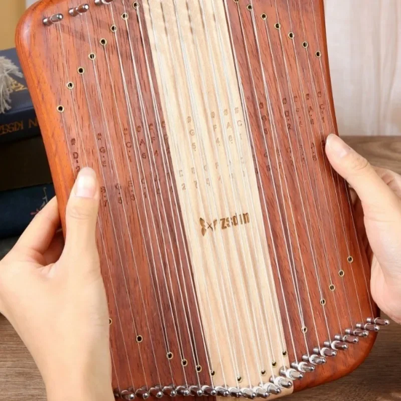 String Chromatic Thumb Harp Easy Learn Portable Thumb Piano Beginner Practice Unique Design Musical Stringed Instruments