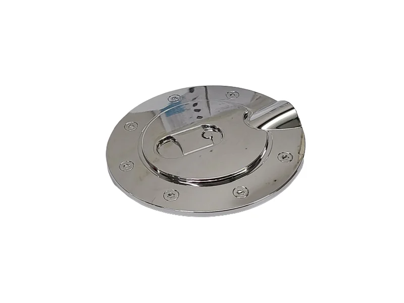 Chrome Fuel Tank Gas Cap Door Cover for 2009-2018 Dodge Ram