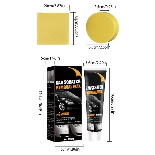 Scratch Repair Wax Car Scratch Remover Polish & Wax Swirl Correction & Wax  Sealant Protection With Glossy Shine Car Accessories - AliExpress