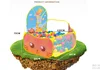 Foldable Cartoon Indoor Outdoor Sport Playground Kid Children Ocean Ball Pit Pool Baby Tent Ball With Basket Gaming Toy Dry Pool 5