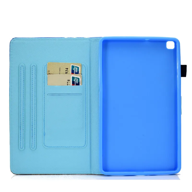 Cover for Samsung Tab A7 Lite 8.7 Cute Cat Lion Tablet Cases Wallet Stand Shell for Galaxy Tab A7 Lite T220 T225 Case Kids