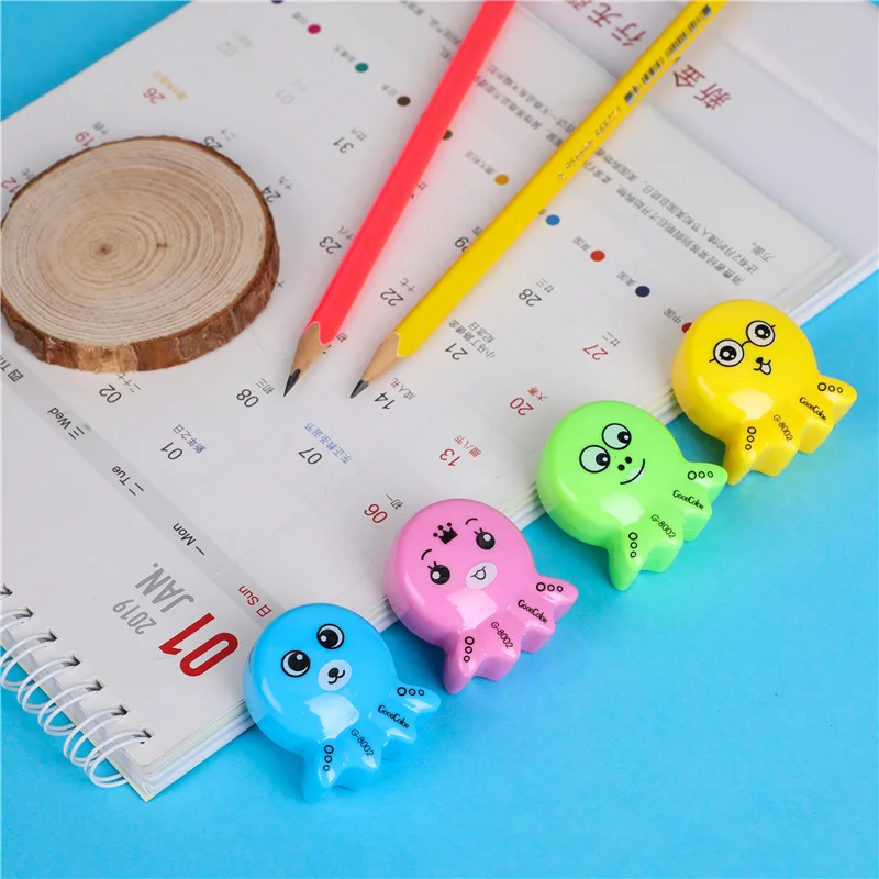 

Stationery Creative octopus Pencil Sharpener Kawaii School Supplies Office Supply Stationery Items Student Prize for Kids Gift