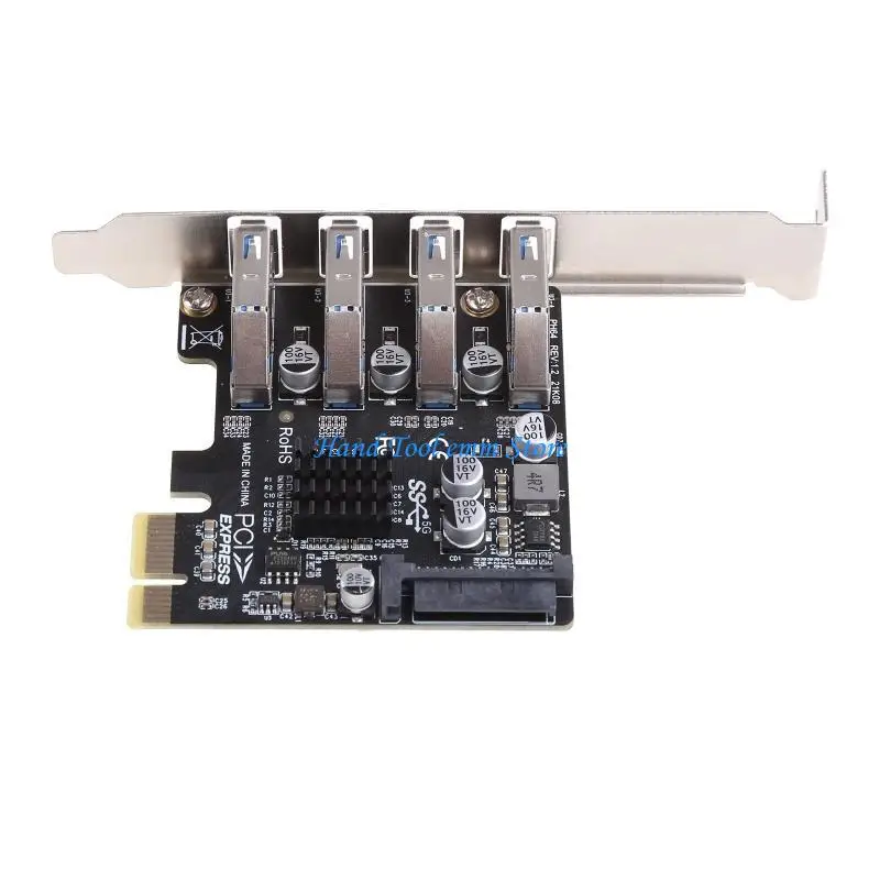 Express 확장 카드 어댑터용 H37F Professional 4 포트 PCI-E USB 허브 PCI