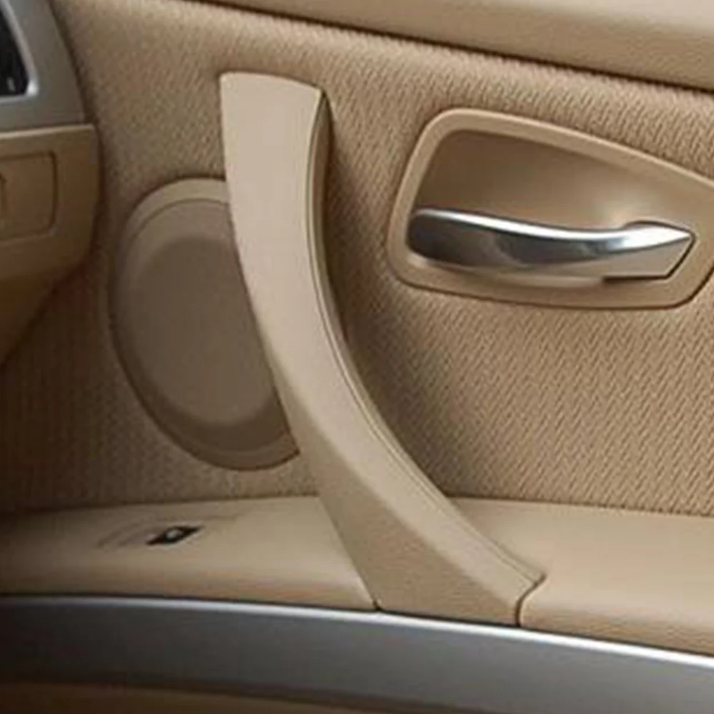 BMW 3 시리즈 E90 E91 316 318 320 325 328용 좌우측 차량 승객석 내부 도어 손잡이 커버 트림 포함