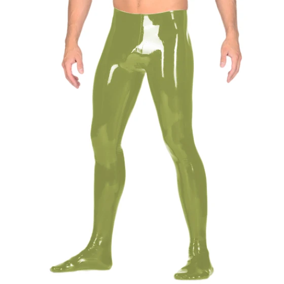 Metallic Shiny Wetlook Latex Pants for Men, PVC Leggings, Novelty Use Costume, New Fashion, Size S-7XL