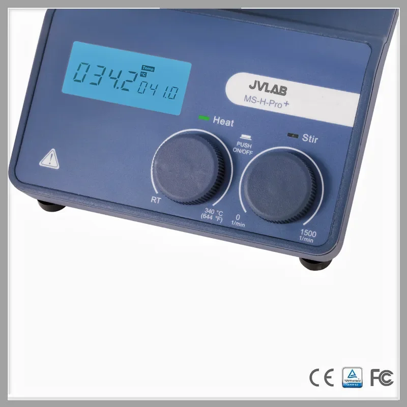 Hotplate Magnetic Stirrer Package Max.Capacity 20L LCD Display Magnetic Stirrer 5'' Ceramic Hotplate Up To 340 (C) MS-H-PRO+