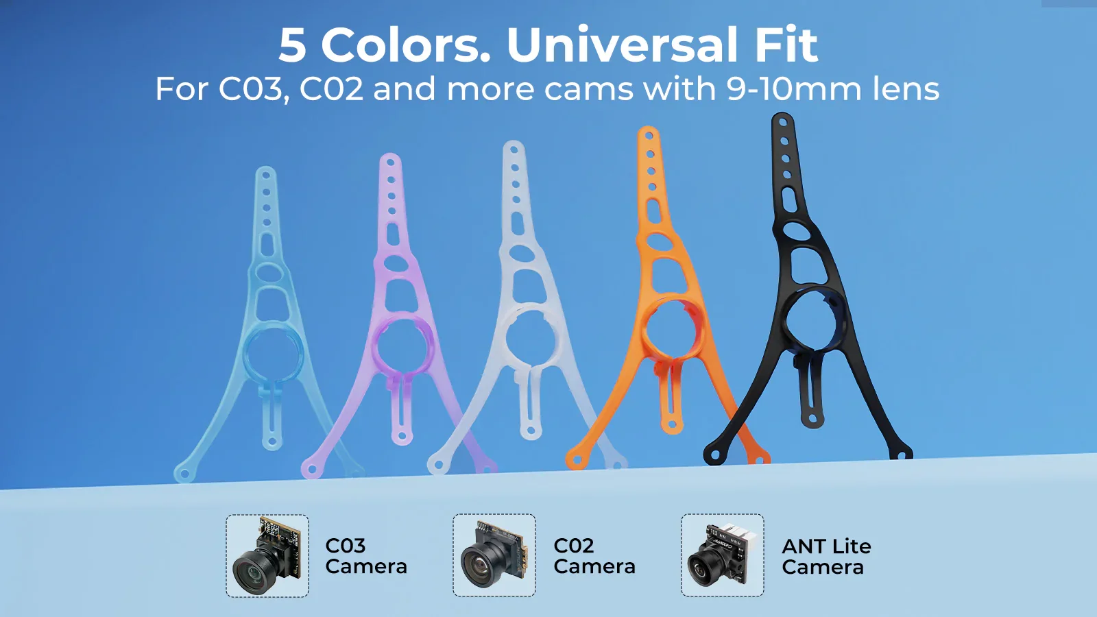 Set di 5 eliche per drone da corsa - Colori Mix