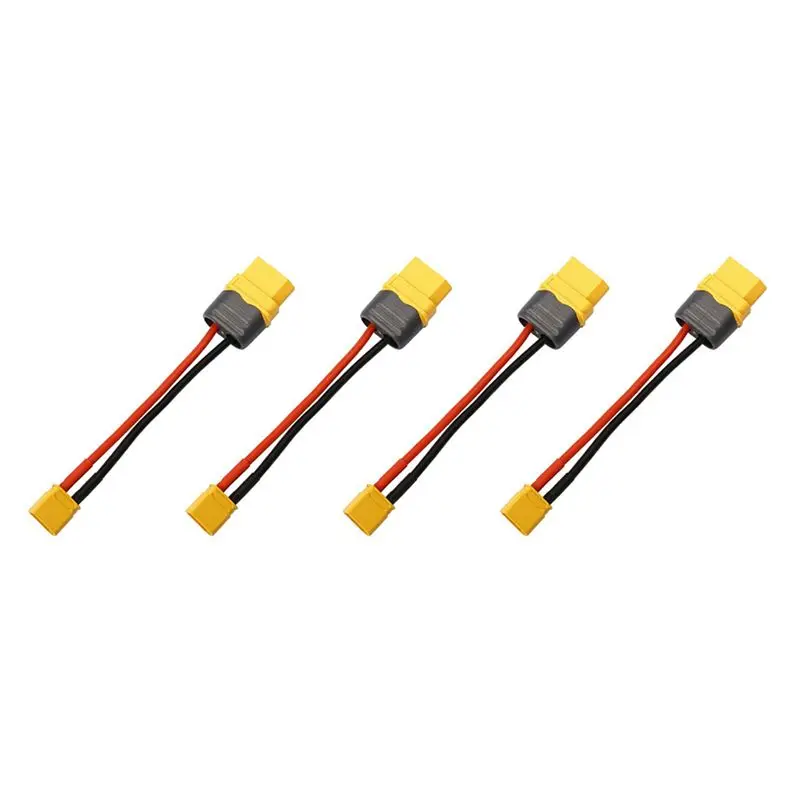 4X RC 배터리 케이블 Amass XT60 - XT30 T-플러그 커넥터 남성 여성..