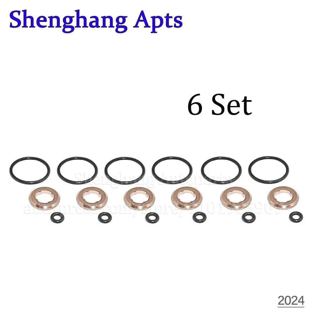 Injector Nozzle Seal O-Ring Kit 059130519B WHT000884 059130519 03P130519 For Audi A3 A4 VW Bora Caddy Eos 2.0 Diesel V6 2.7 3.0