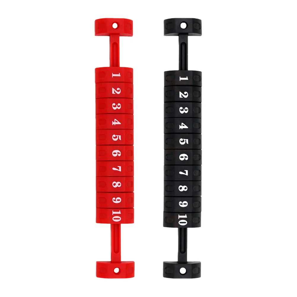 2 Pcs Table Soccer Scorekeepers Plastic Exquisite Workmanship Foosball Counter Tracker for Football Game Supplies