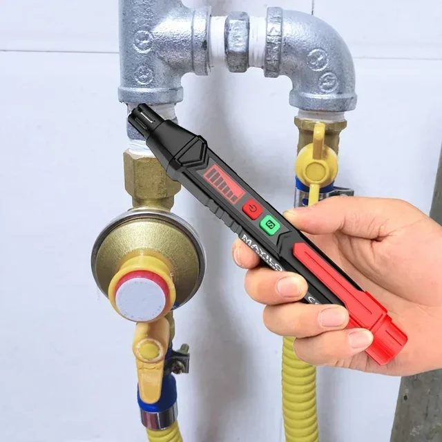 [High-Sensitivity Gas Leak Detector] HighSensitivityCombustible Gas Leak Detector Alarm Flammable Gas Natural GasTester Methane 2