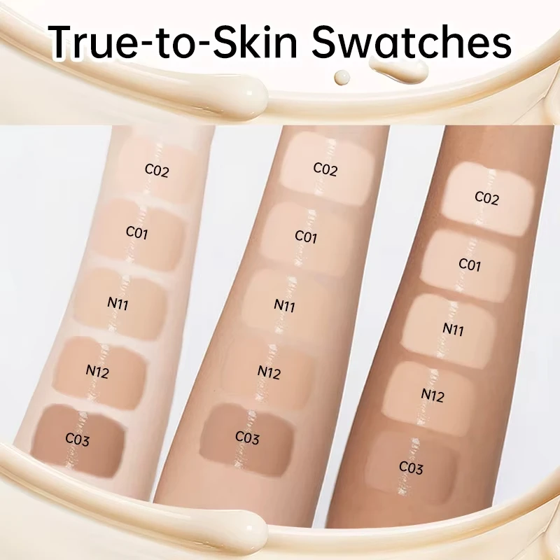 Catkin Phoenix Cushion Foundation Full Coverage, Sheer Satin Finish, Refill Included, Light Beige_voghion.com