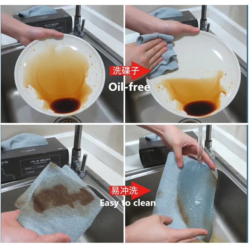 Kitchen Towel Microfiber 20PCS Disposable Reusable Cleaning Cloth
