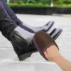 Shoe Polishing Gloves Cleaning Wipes Travel Cloth Shaped Sneaker Cleaner Shoes Imitation Lamb Plush 5