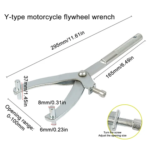 Bearing Remover Repair Tool Scooter Flywheel Wrench Tool Axle Universal Transmission Clutch Removal Bracket Tool