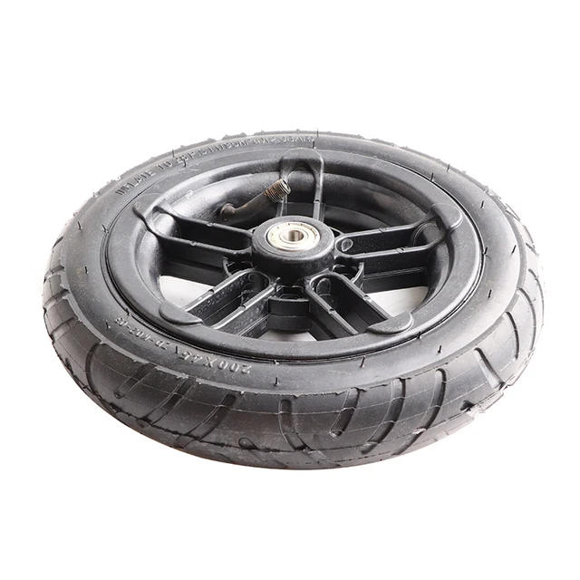 8 inch Electric Scooter Pneumatic Wheel 200x45 Tire Inner Tube With 8mm/10mm Bearings For E-twow S2 Scooter Wheelchair Parts
