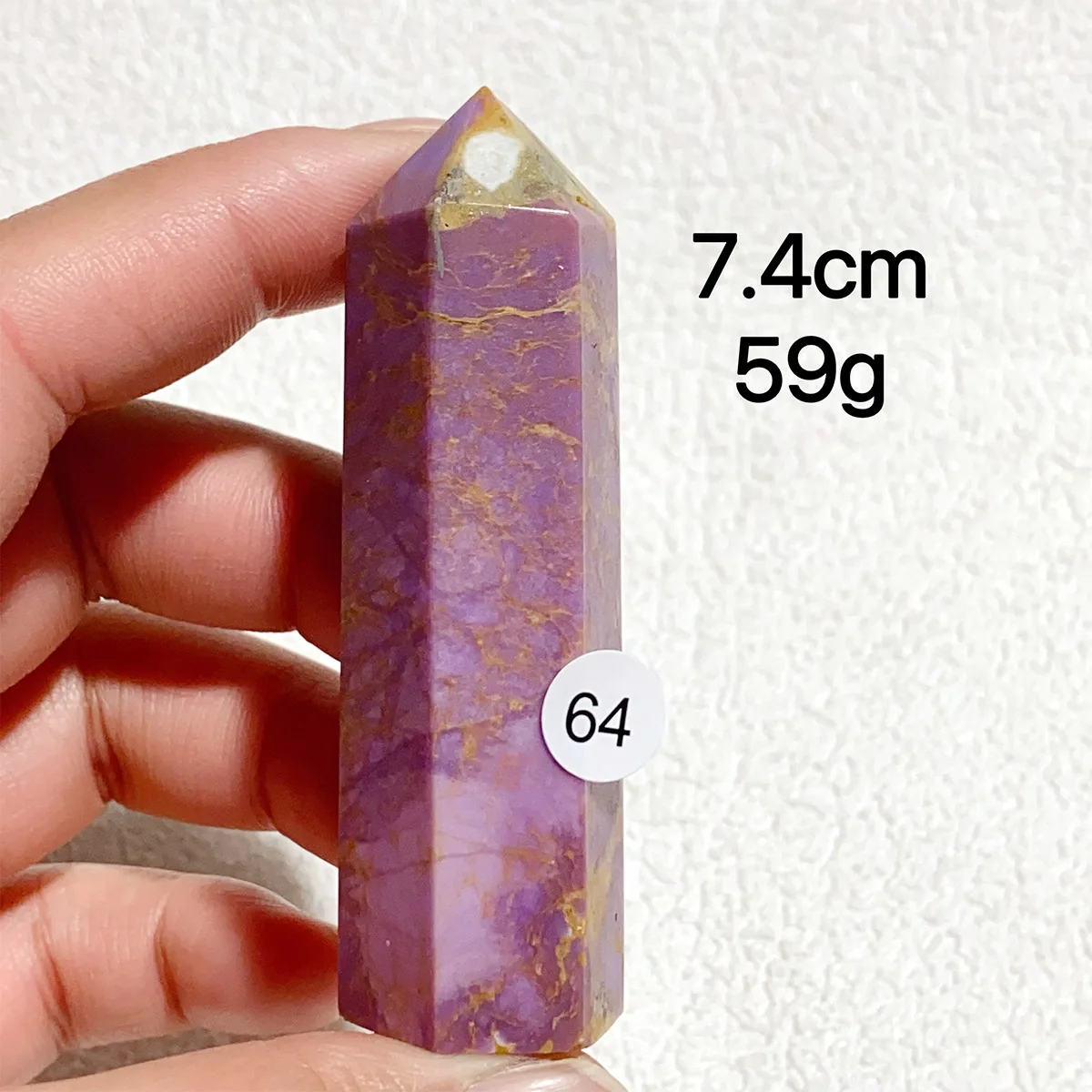 1PC Natural Crystal Phosphosiderite Tower Reiki Energy Spiritual Meditation Home Decor Gem Crystal Gift 6