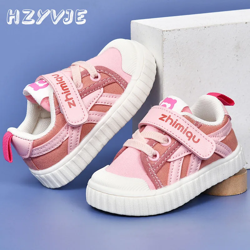 Baby Walking Shoes Spring and Autumn New 0-2 Year Old Baby Canvas Shoe Soft Sole Kid's Comfortable and Breathable Casual Shoes