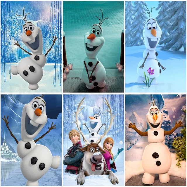 5D Diamond Painting Cross Stitch DIY Olaf Disney Full Round Drill