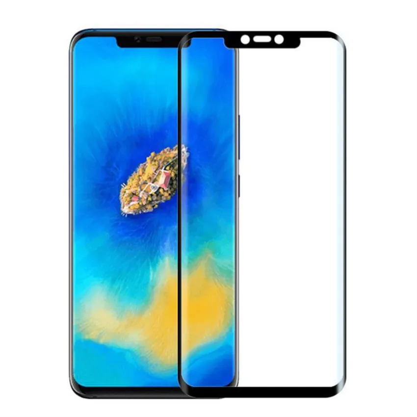Vetro Temperato Curvo 3D Per Huawei Mate 20 Pro Pellicola Protettiva Per Schermo A Copertura Totale Per Huawei Mate 20 Pro Mate20 Pro