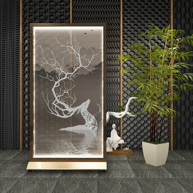 Modern, Világos Alsó Képernyőkkel A Nappali És Szálloda Könnyű Luxus Folyosó Mozgatható Hálószobája Otthon Új Kínai Ülés - Image 2