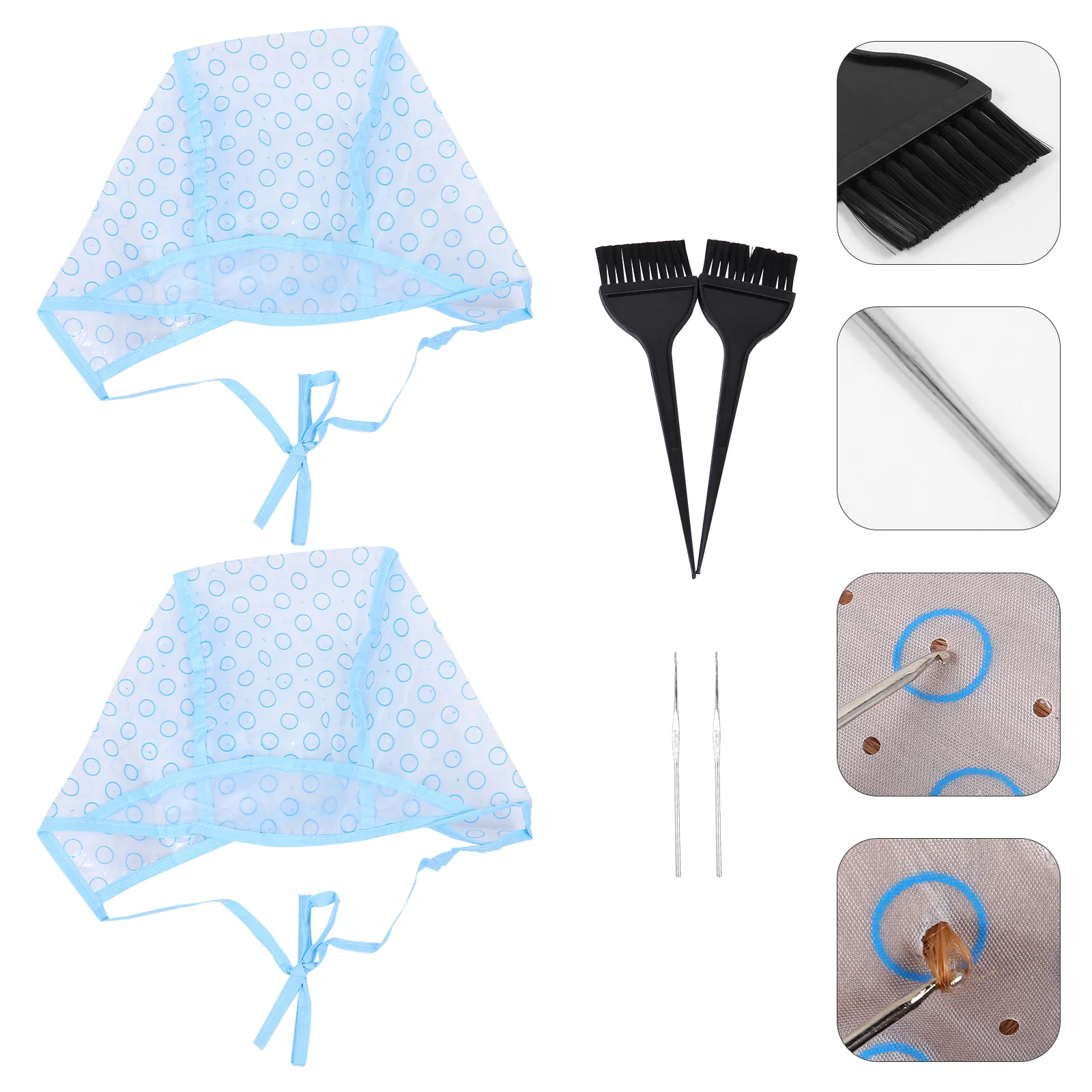 

Professional Hair Dye Cap Hair Coloring Cap Hair Dye Hat Hair Styling Tool for Women Men