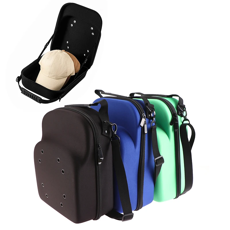

Baseball Hat Travel Bag Baseball Hat Box Sports High-quality Storage Box Display EVA Material Portable Sports Hat Storage Bag