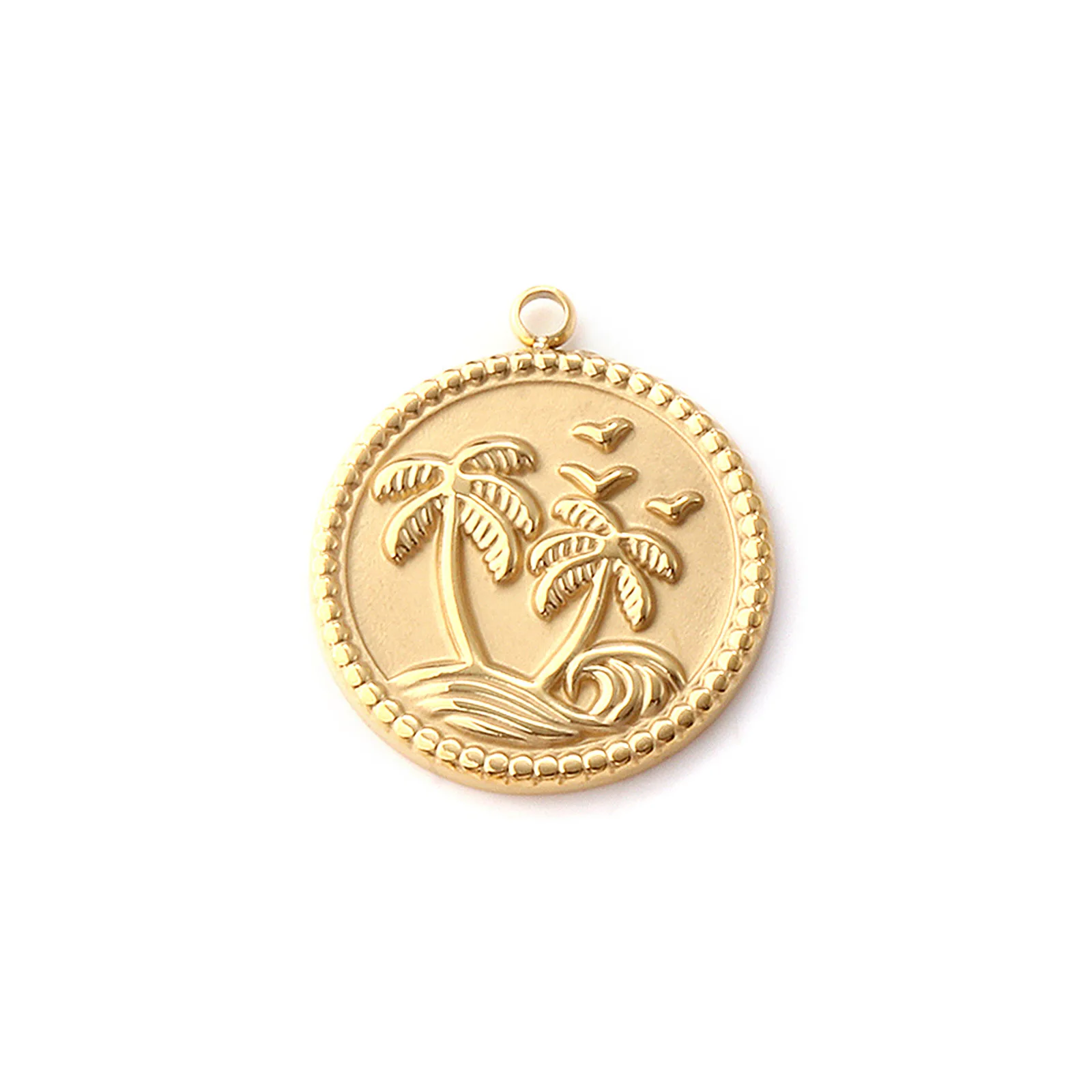 1 Stück 304 Edelstahl Ozean Schmuck Charms 18 Karat vergoldet Krabbe Fisch Garnelen Seestern Anhänger für DIY Halskette Schlüsselanhänger – Detail 13