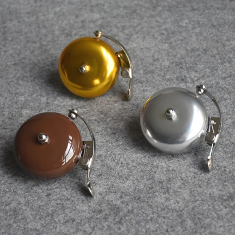 Bicycle Retro Bell Leisure Bicycle Dial Bell Aluminum Silver Gold Coffee Brown bicycle bell bicycle accessories