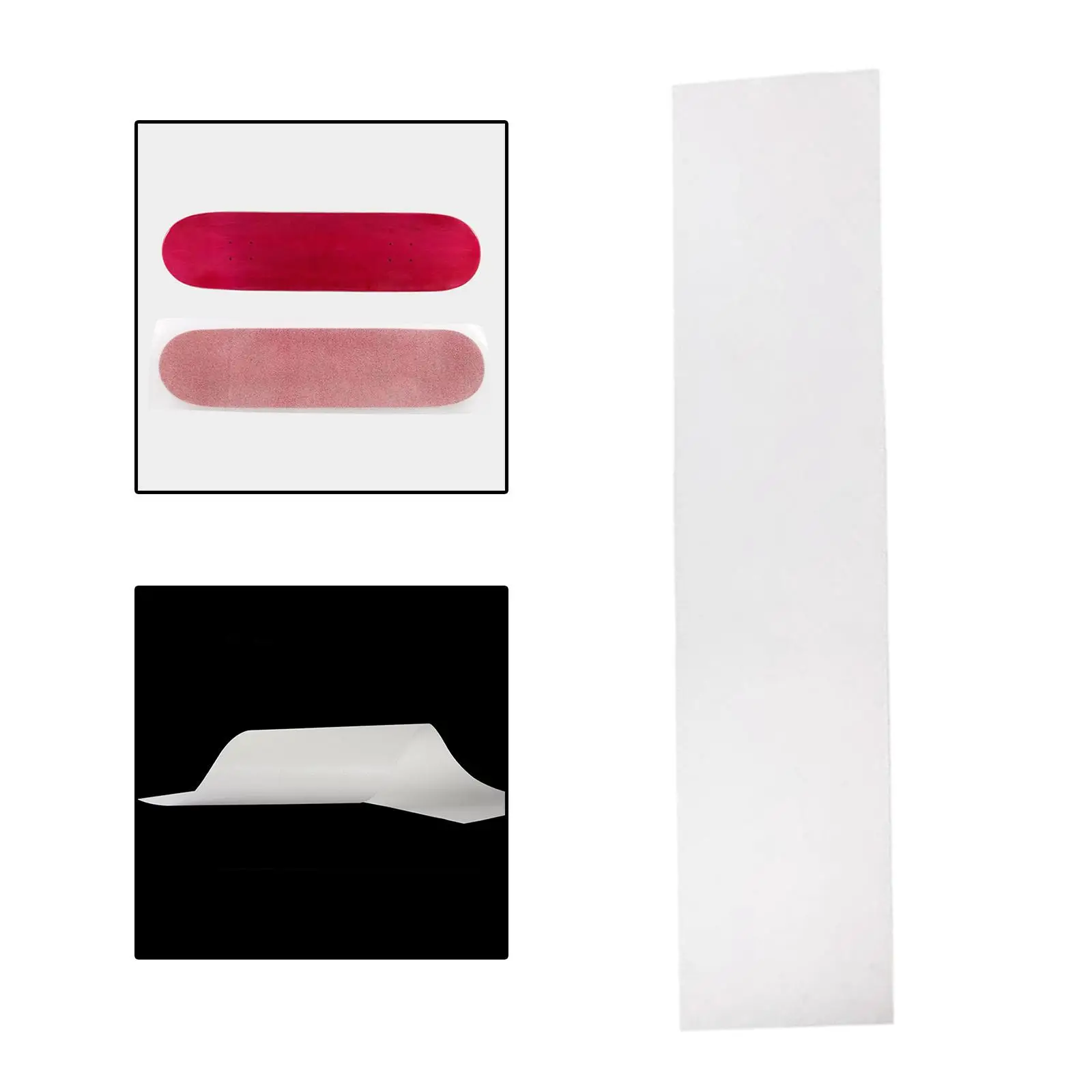 Anti Slip Clear Skateboard Grip Tape Portable Oiliness Sandpaper Accessory Sticker Paper Skateboard Outdoor Activities Pedal skateboard sandpaper skateboard grip tape skateboard accessories